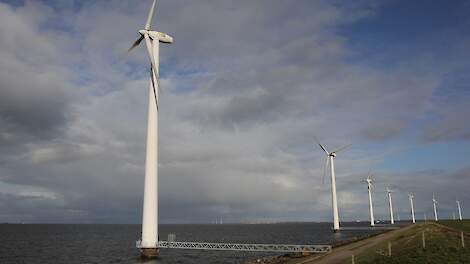Afbeelding van het IJsselmeer.