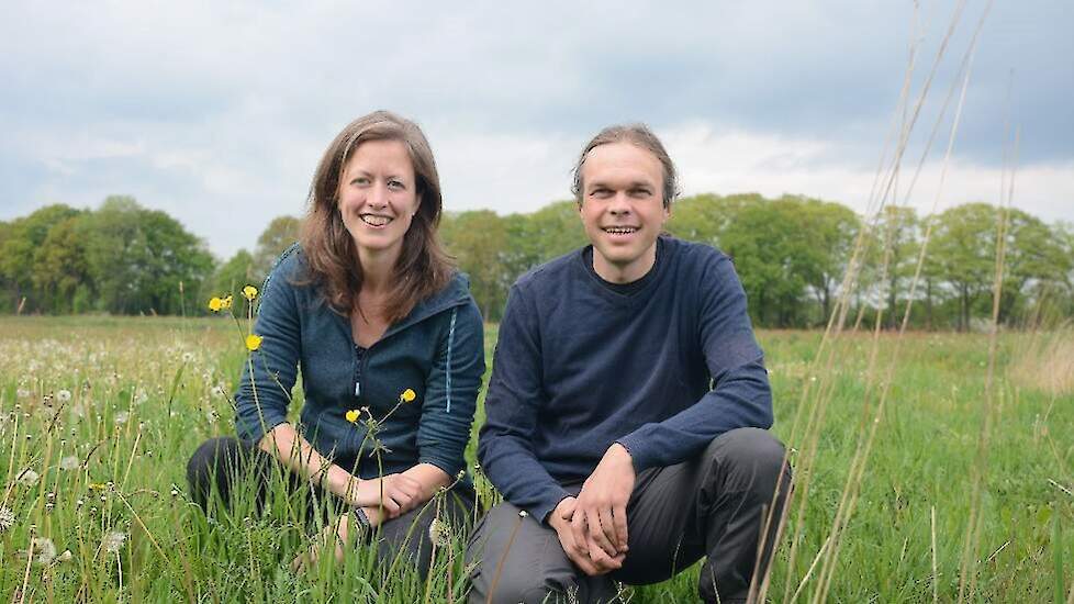 Johannes Regelink en Joanne Malotaux van Burgerboerderij De Patrijs.