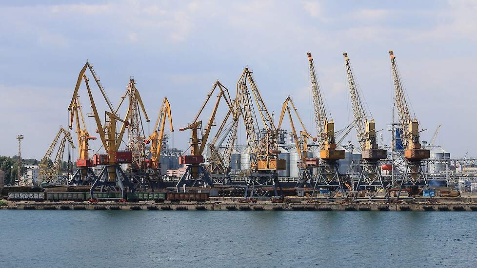 De haven van Odessa, Oekraïne