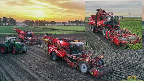 Harvest time! Mencke Landbouw | aardappels en bieten rooien | 2X Grimme Varitron 470 en Rexor 6200