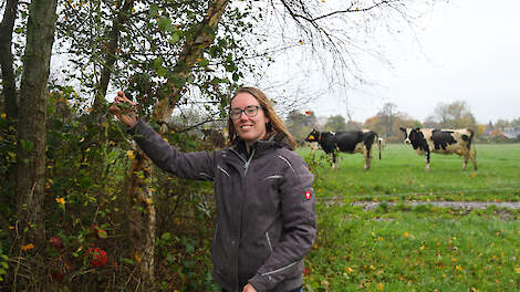 Marieke Jelsma ziet dat biodiversiteit en modern melkveehouderschap goed samengaan.