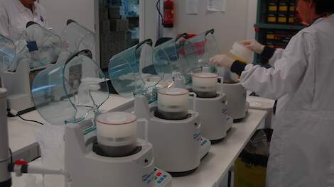 Het laboratorium van de NAK.