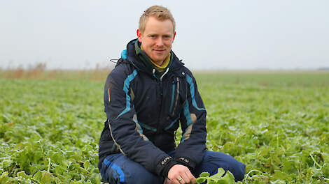 Gert Sterenborg streeft naar goede bodemgezondheid in een bouwplan met late oogst en minder tijd voor groenbemesters.
