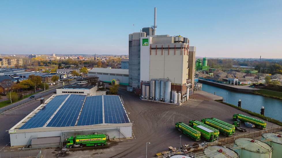 De voerfabriek van AgruniekRijnvallei in Wageningen.