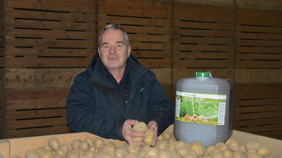Meindert Lawerman heeft goede ervaringen met Aloe Leaf in aardappelen