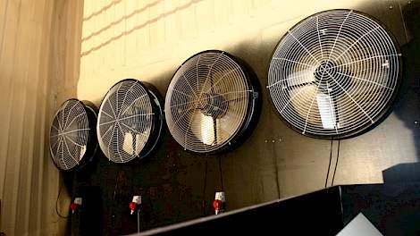 Het ventileren van de stallen verbruikt pakweg 50 tot 70 procent van de totale energie die op een bedrijf nodig is.