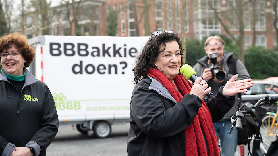 Caroline van der Plas: „Naast de stikstofwet komt er nog veel aan, zoals regelgeving over gewasbescherming, klimaat en water. Terwijl de sector gebaat is bij rust en niet bij nog meer regels.”