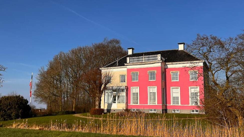 Een half jaar geleden schilderden Boelo ten Have en zijn partner Annemieke het voorhuis van hun monumentale boerderij roze.
