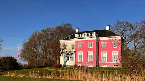 Een half jaar geleden schilderden Boelo ten Have en zijn partner Annemieke het voorhuis van hun monumentale boerderij roze.