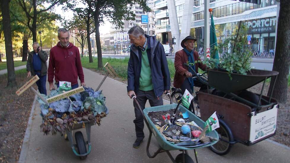 Kruiwagenmars in Den Haag