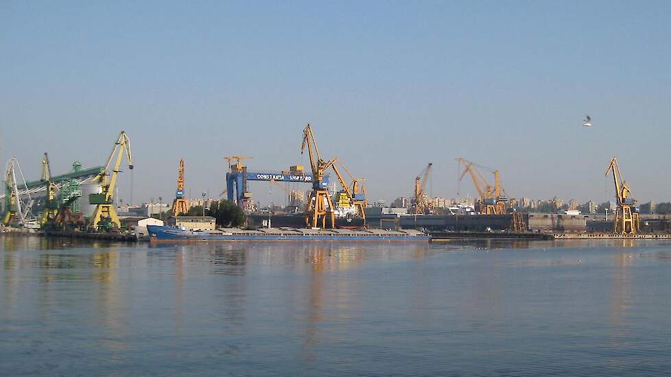 De haven van Constanta.