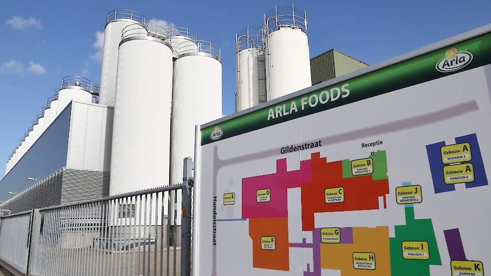 Locatie van Arla Foods in Nijkerk.