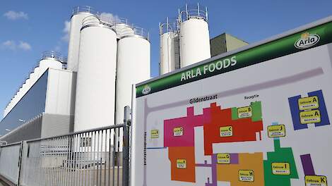 Locatie van Arla Foods in Nijkerk.