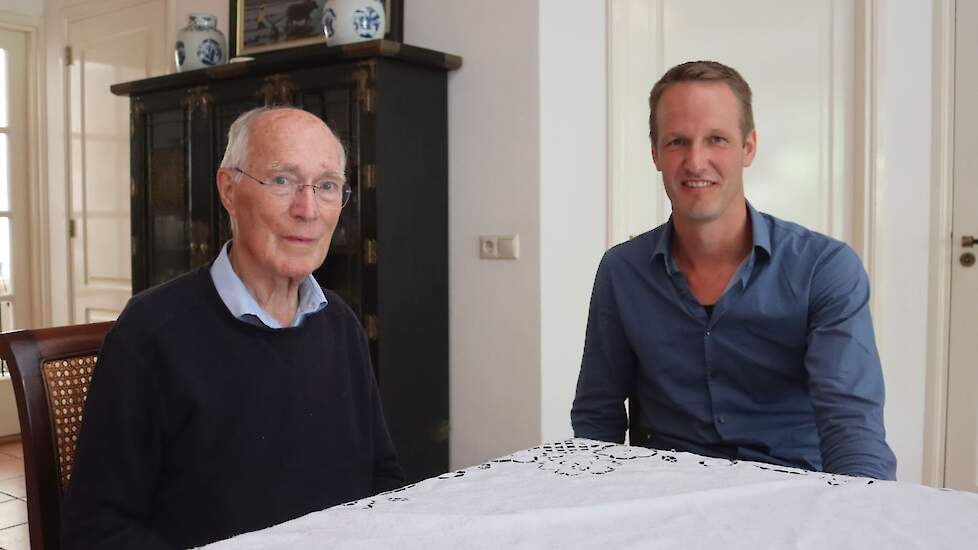 Rudy Rabbinge (l) en Janklaas Santing.