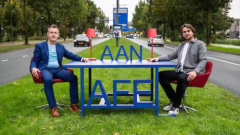 Links: Wim Groot Koerkamp, rechts: Stef Bloo.