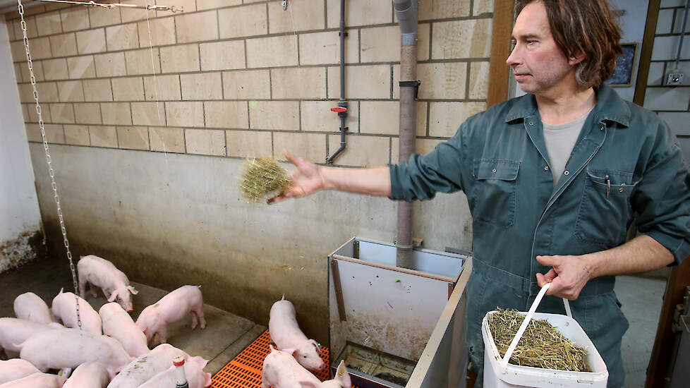 Varkenshouder Jan Vogels: „Het is misschien toch wel belangrijk dat ik de griepprik aan iedereen in ons varkensbedrijf beschikbaar stel. En zelf ook het goede voorbeeld geef.”