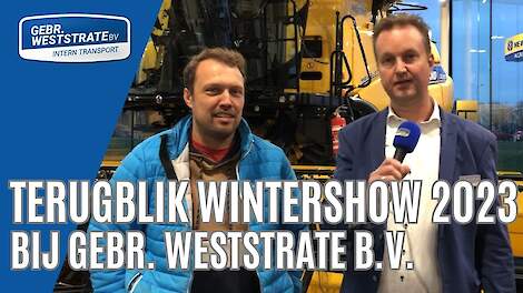 Terugblik met interviews van de wintershow 2023 bij Gebr. Weststrate BV in Goes