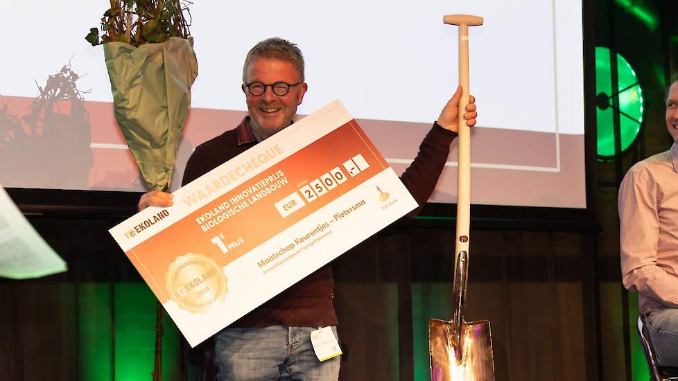Gerard Keurentjes wint de Ekoland Innovatieprijs