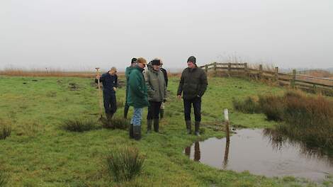 Het water loopt het land op.