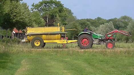 Mest rijden met Deutz 7006 en Veenhuis 5000
