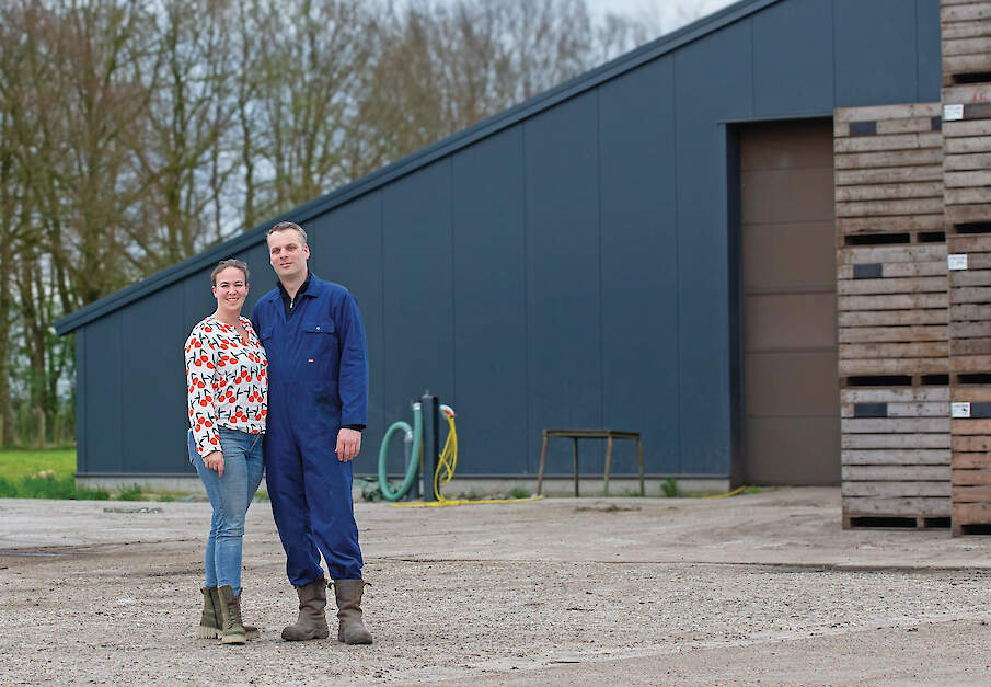Annefleur en Eelco Witteveen hebben een akkerbouwbedrijf in Sonnega (FR). De hoofdtak is pootgoed.