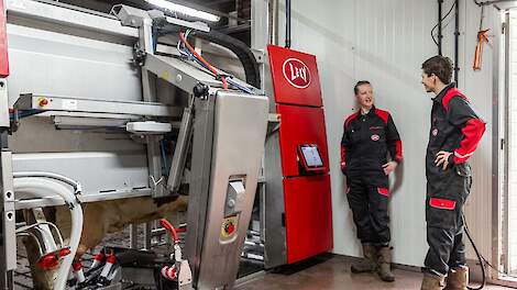 Lely robot op het bedrijf van Wouter en Thea Rozendaal