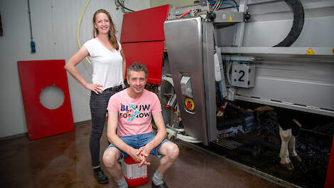 Wouter en Thea hebben ruim een jaar ervaring met de gereviseerde melkrobots.