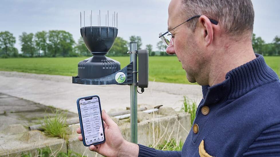 bodemvochtsensoren en weerstation