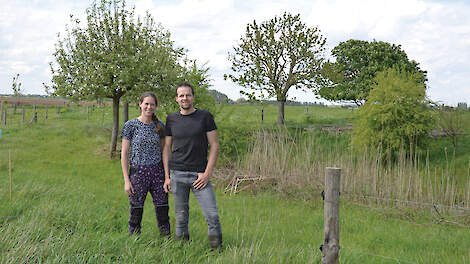 Martine en Arjan Bisschop startten boerderij De Houberg.