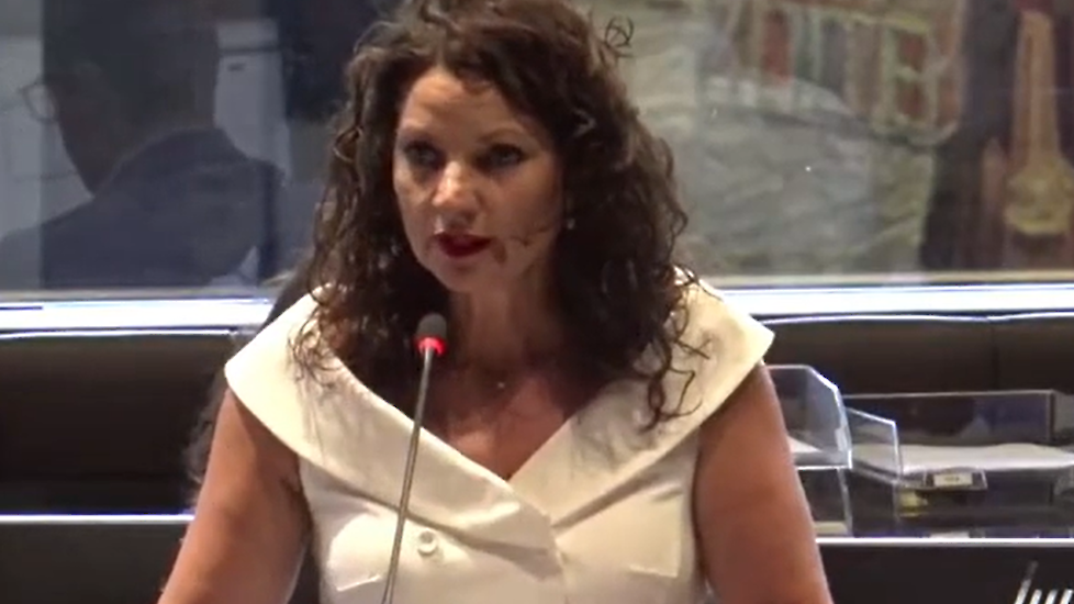 Tanja van de Ven (CDA) probeerde de stallendeadline van tafel te krijgen tijdens een debat in Den Bosch.