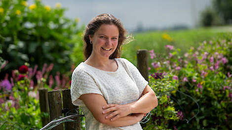 Marije Klever: „Ik maak gebruik van het stukje vrije ruimte van het collectief, want ook buiten de leefgebieden is er potentie om aan agrarische natuur- en landschapsbeheer te doen.”