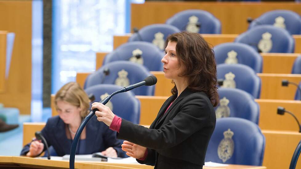 Tweede Kamerlid Esther Ouwehand van de Partij voor de Dieren (PvdD).