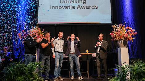 De uitreiking van de Innovatie Awards.