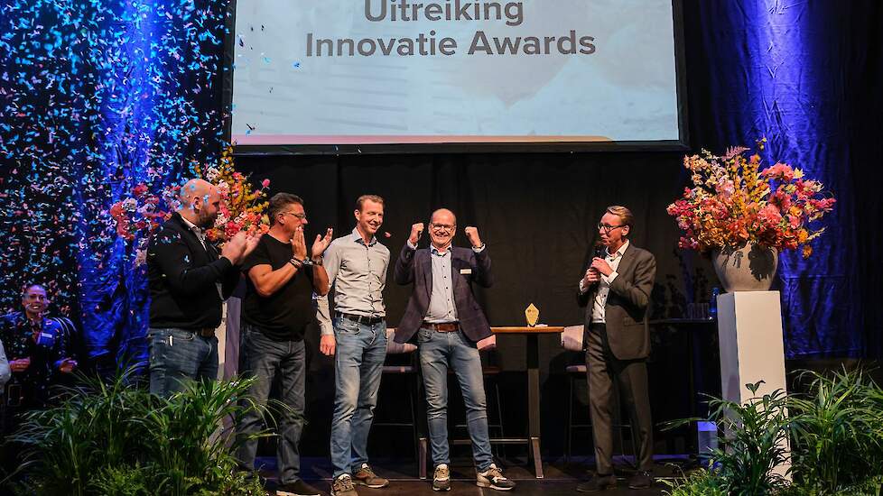 De uitreiking van de Innovatie Awards.