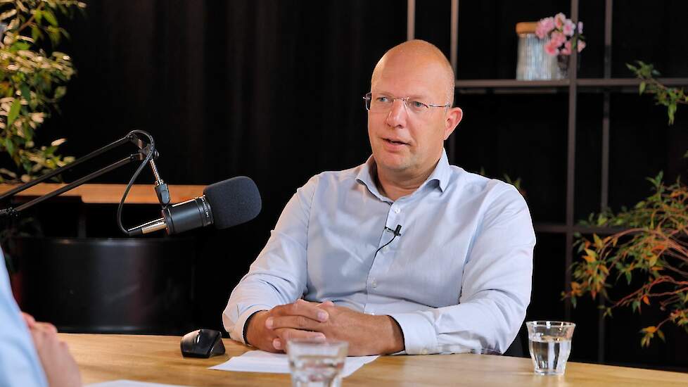 Wouter de Heij in studio van Agrio