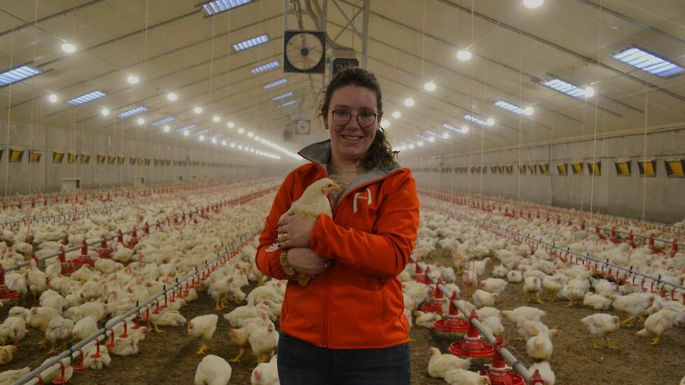 Vleeskuikenhoudster Wendy Kicken uit het Zuid-Limburgse Bocholtz mag zich ‘Foodheld 2024’ noemen.