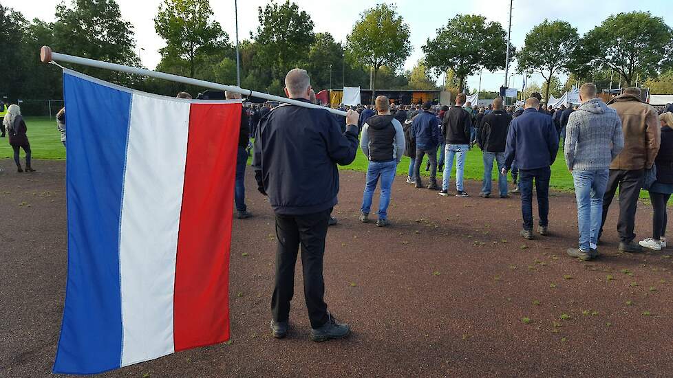 Boerenprotest bij het RIVM in 2019.