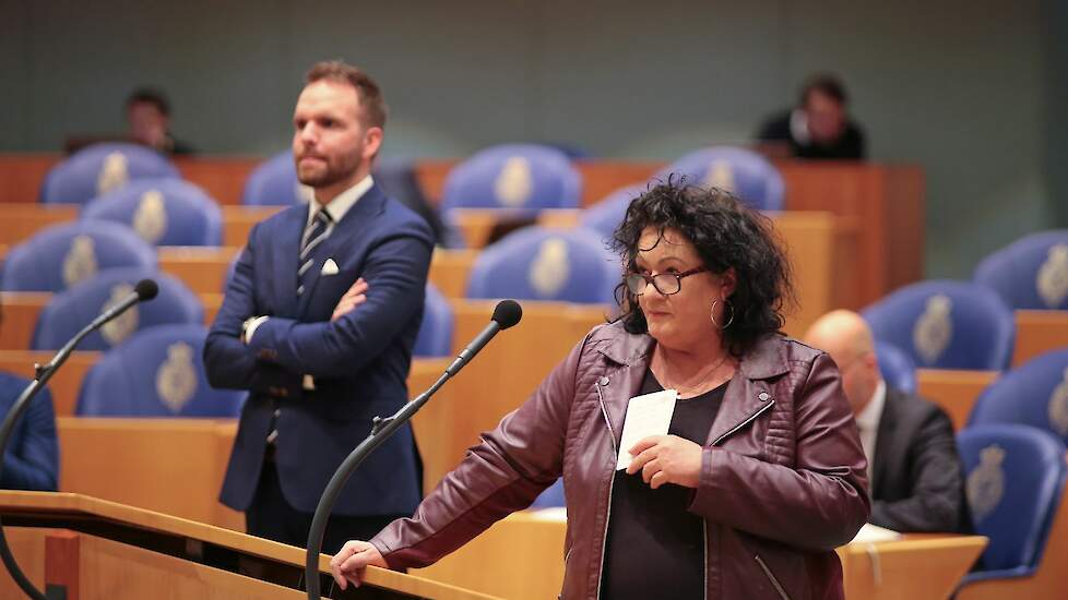 Caroline van der Plas en Derk Boswijk in Tweede Kamer