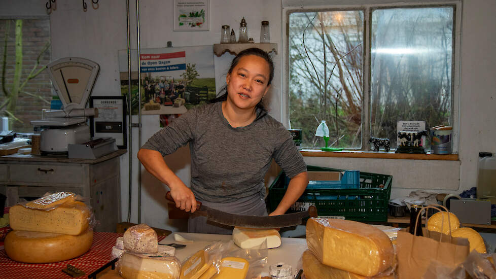 Melkveehouder en kaasmaker Marrit Kyung Ok Schakel mag zichzelf ‘Foodheld 2024’ noemen.