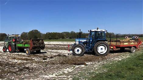 Ford 7710 - Fendt 306 LS - Case international 845 XL Plus - Krone Optimat - Strautmann-meststrooier