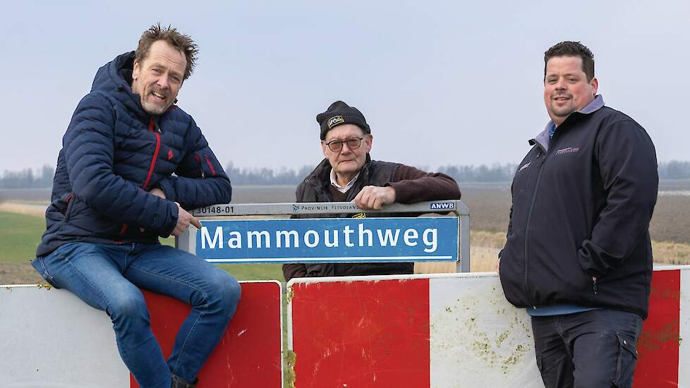 Van links naar rechts: Gerwin Dibbits, Peter Dibbits en Gerrit Meuleman.