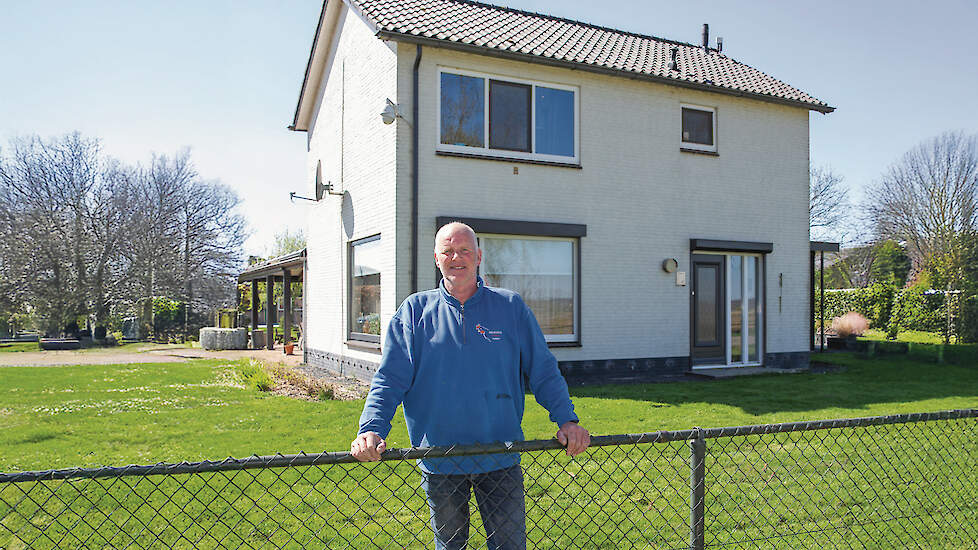 Harold Maassen is blij dat hij kan blijven wonen op zijn bedrijfslocatie in Homoet.