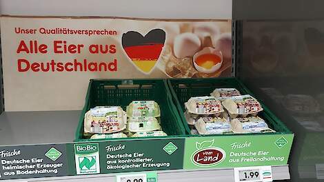 Het aanbod biologische eieren is schaars in Duitsland. Beeld ter illustratie.
