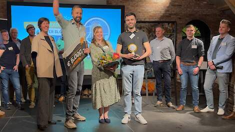 Wouter Slob wint de Dutch Dairy Challenge.