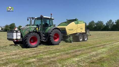 Loonbedrijf de Wisse -Zeeuwse Meliskerke nieuwe Krone Comprima CF 155 XC Plus perswikkelcombinatie