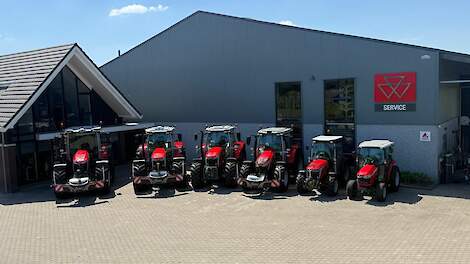 Bij Heyms staan al Massey Ferguson-machines.