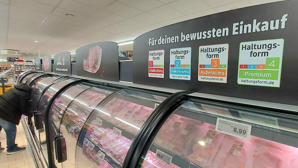 Ondanks tegenvallende verkopen verhogen de Duitse slachterijen hun notering met 10 cent tot 2,10 euro.