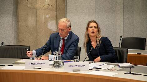 Rummenie en Wiersma tijdens debat