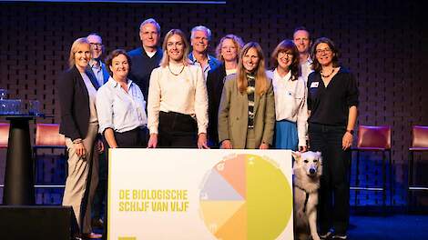 De lancering van de 'Biologische schijf van Vijf'