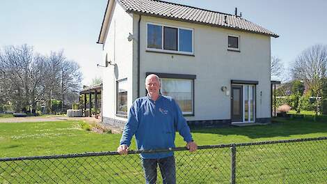 Harold Maassen is blij dat hij kan blijven wonen op zijn bedrijfslocatie in Homoet (GD).